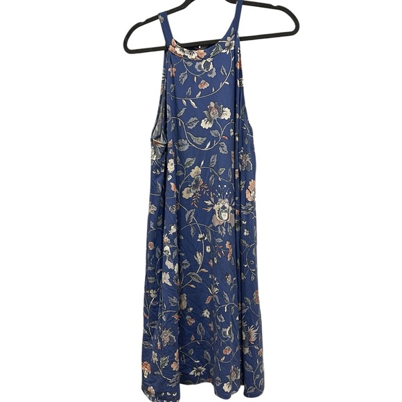 Loft Floral Summer Dress Size Large - Picture 1 of 7